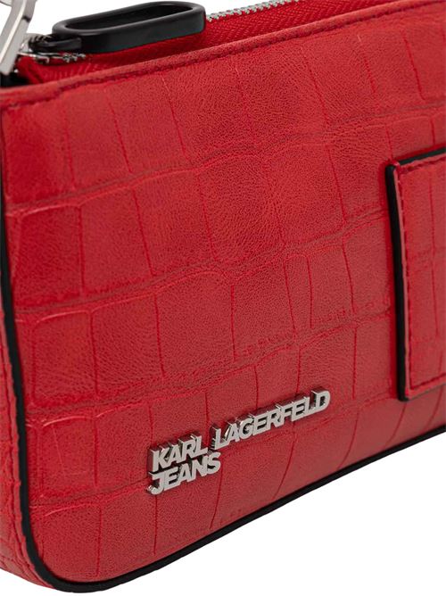 Mini borsa stampa coccodrillo Karl Lagerfeld jeans | B3W30290433